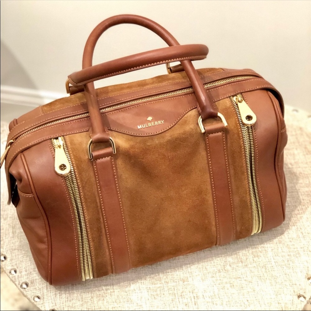 MULBERRY  Suede Leather Tote